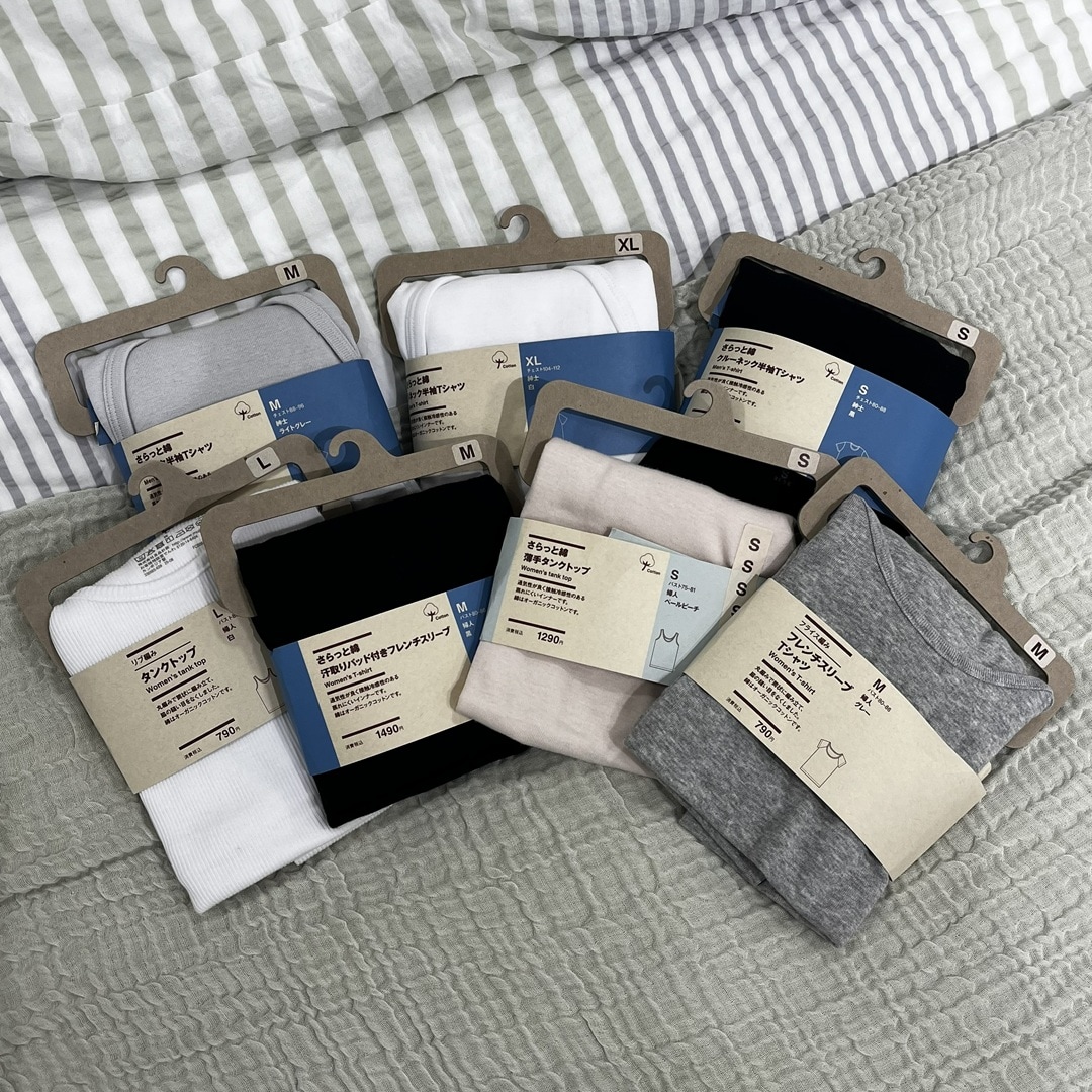 夏におすすめ【さらっと綿】