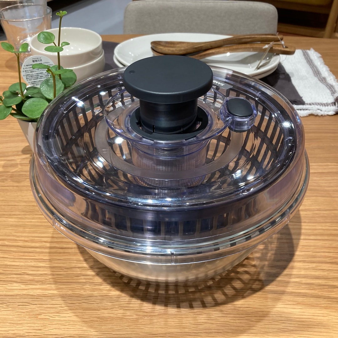 【那珂川】新商品！プッシュ式サラダスピナーのご紹介