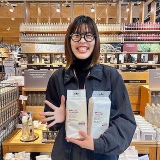 【無印良品パークプレイス大分】生成コットンフェイスタオルのご紹介 