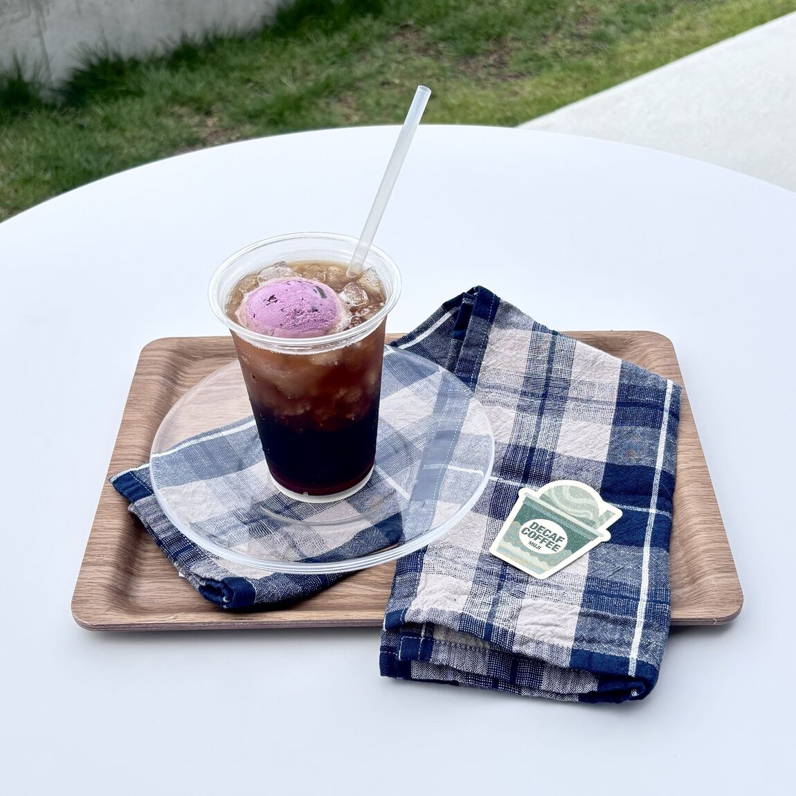 カシスコーヒーソーダーフロート