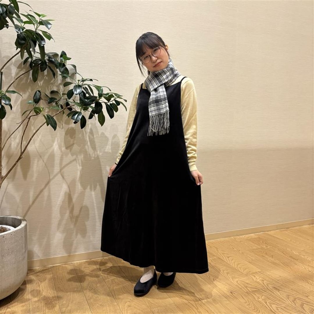 ベロアワンピース