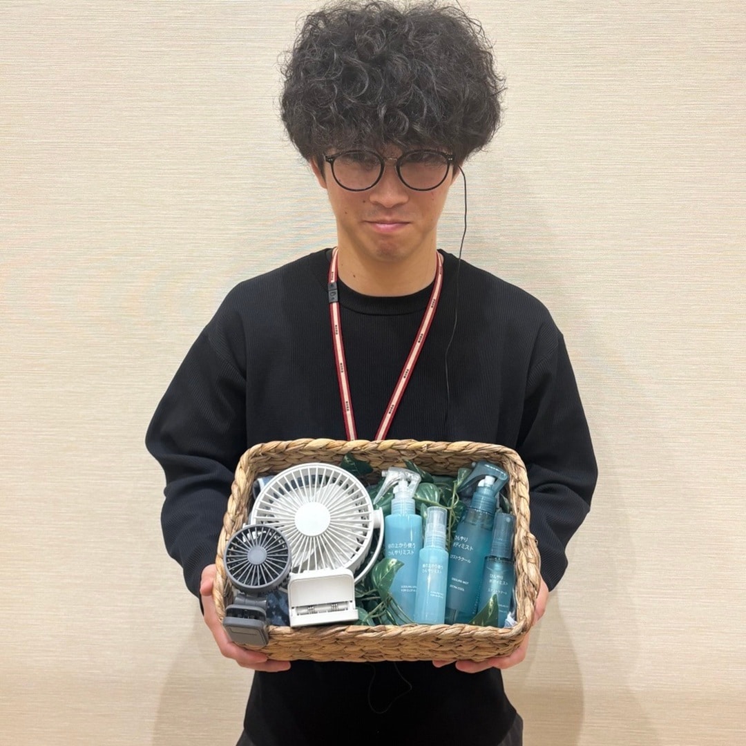 置いても使えるクリップファン、ひんやりミスト