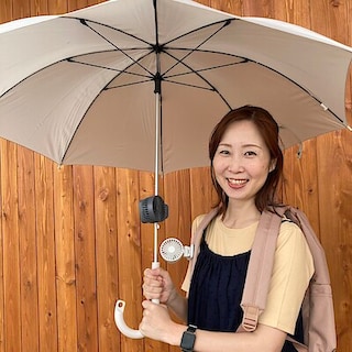 【つくばみらい】暑い季節のお供！充電式クリップファン