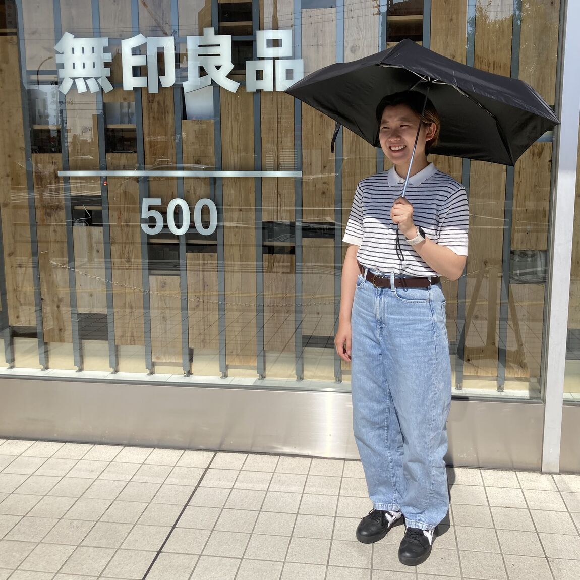 日傘をさしている写真