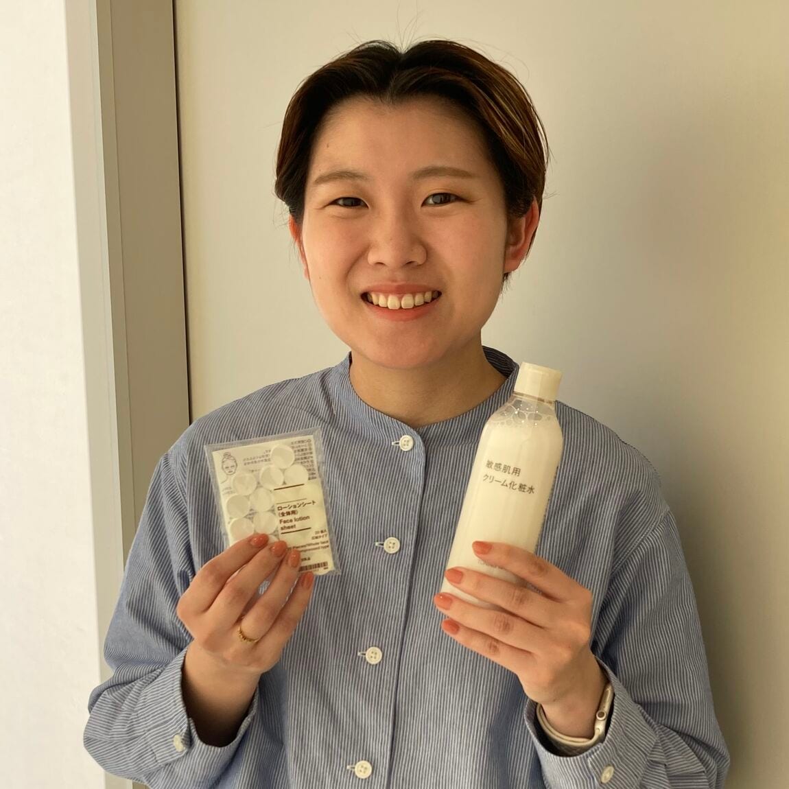 クリーム化粧水とローションシート