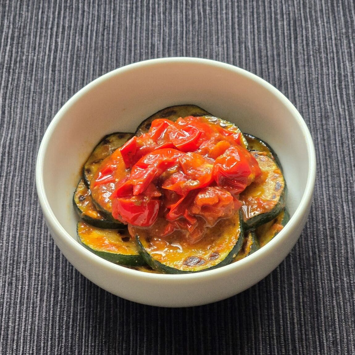 【堺北花田】ズッキーニのトマトみそ炒め｜あしたのキッチンカウンター