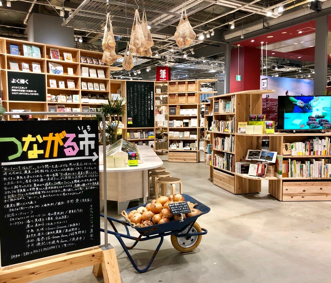 キービジュアル画像：農業を繋ぐ人たち展｜Open MUJI