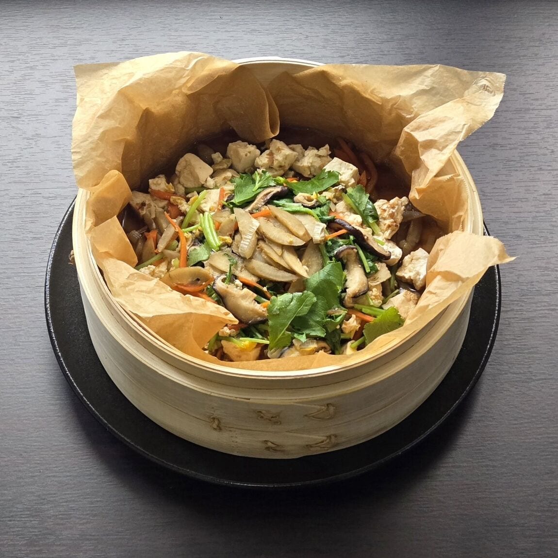 【堺北花田】新ごぼうのせいろ蒸し炒り豆腐｜あしたのキッチンカウンター