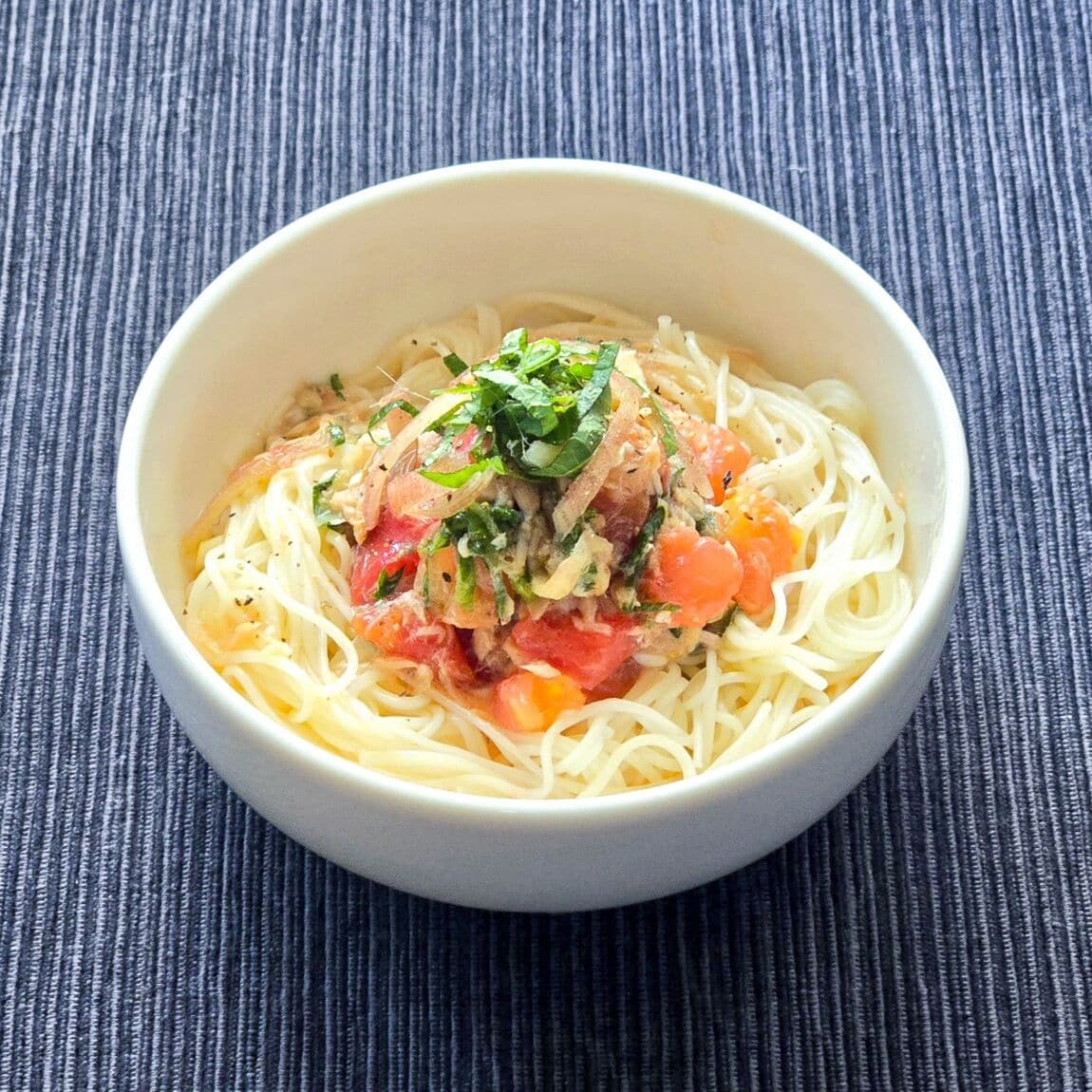 【堺北花田】トマトと香味野菜の塩糀素麺｜あしたのキッチンカウンター