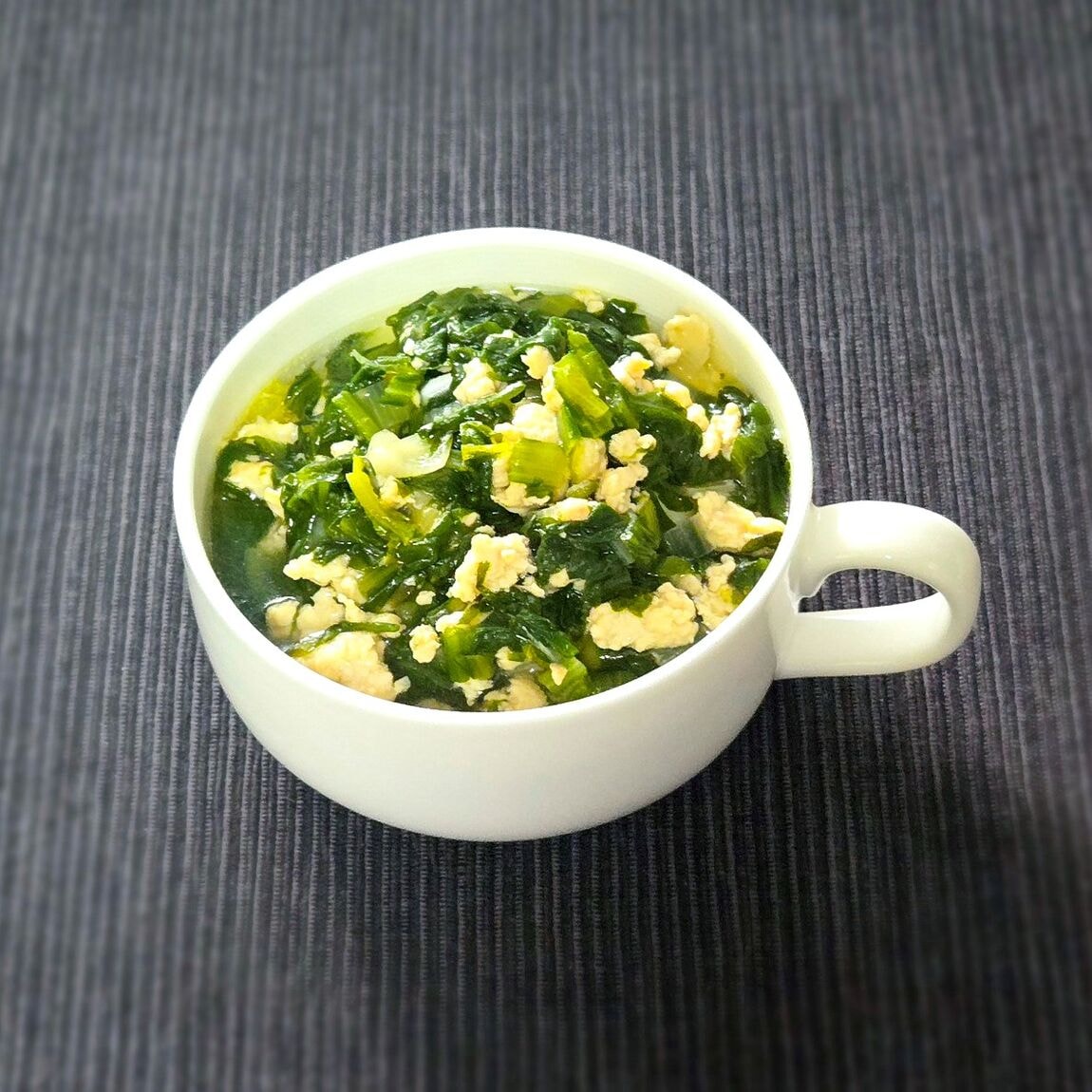 ③【堺北花田】春菊と鶏ひき肉のスープ煮｜あしたのキッチンカウンター