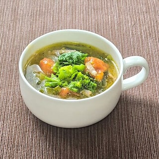 【堺北花田】菜の花のアヒージョ風スープ煮｜あしたのキッチンカウンター