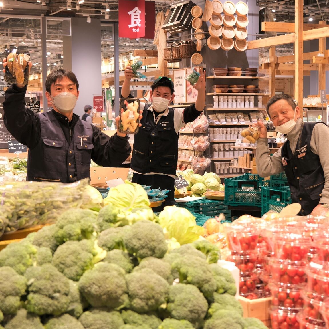 【堺北花田】今日は林田商店さんの市場まつりの日｜青果売場から