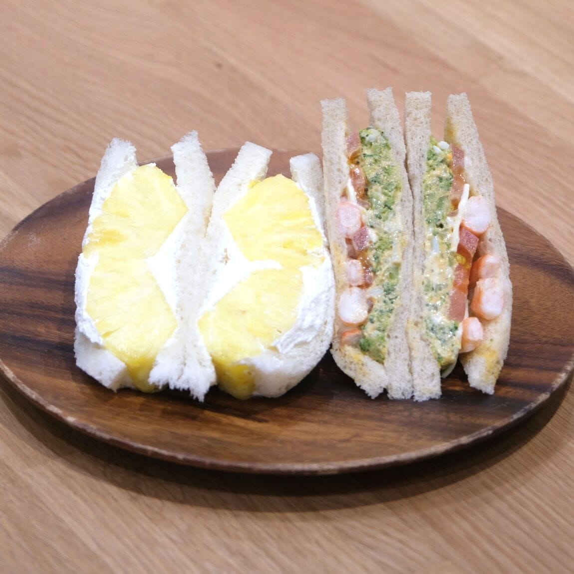 【堺北花田】ダイヤ製パンの三角サンド販売します