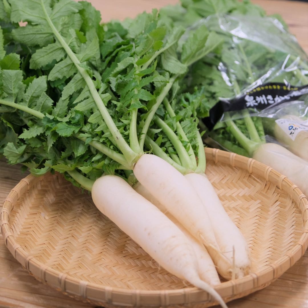 【堺北花田】芝尾さんの大根葉が入荷しました｜青果売場から