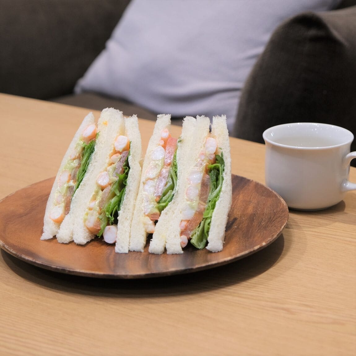 【堺北花田】ダイヤ製パンの三角サンド販売します