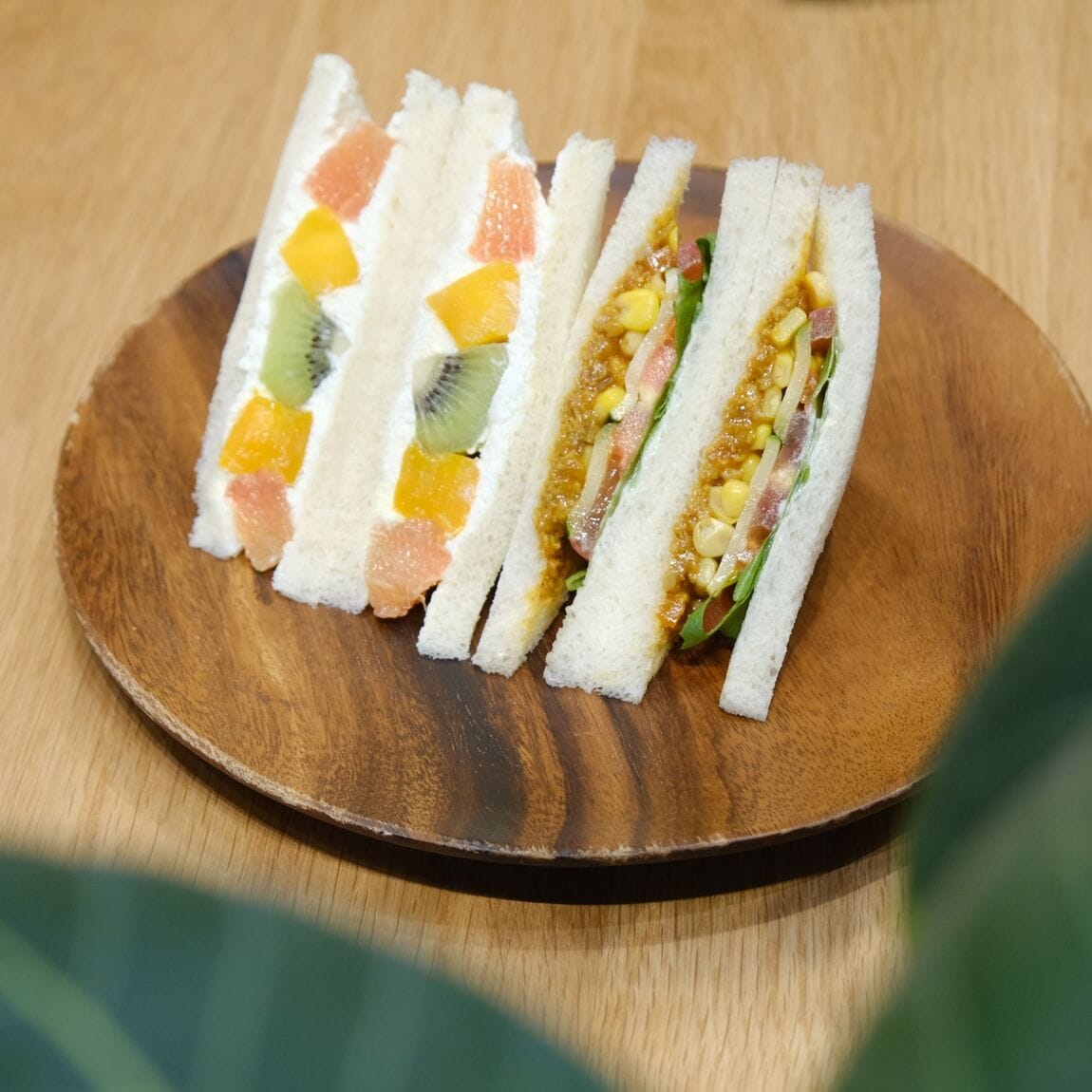 【堺北花田】ダイヤ製パンの三角サンド販売します