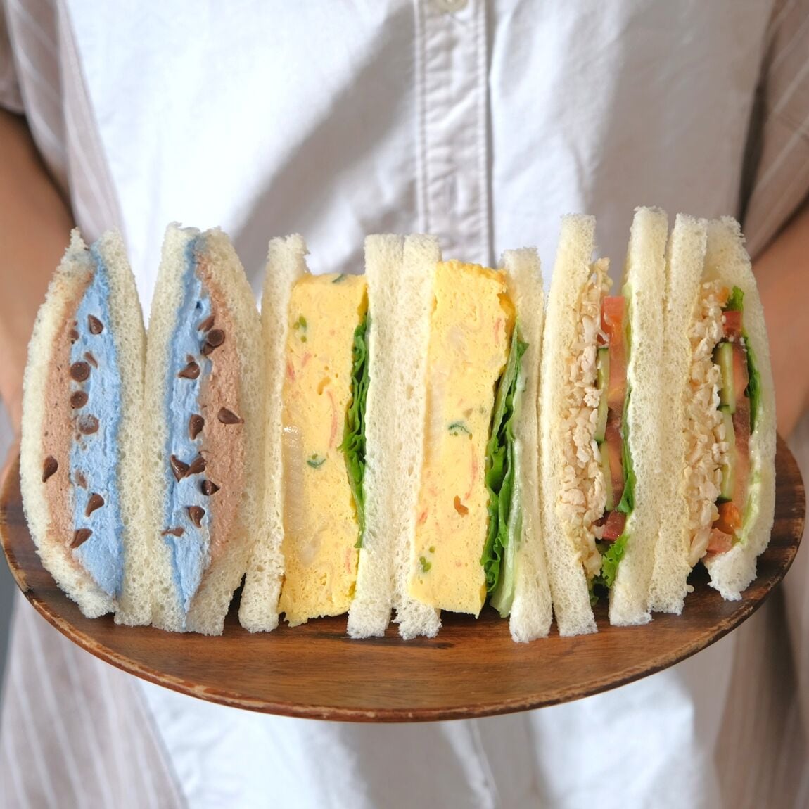 【堺北花田】ダイヤ製パンの三角サンド販売します​