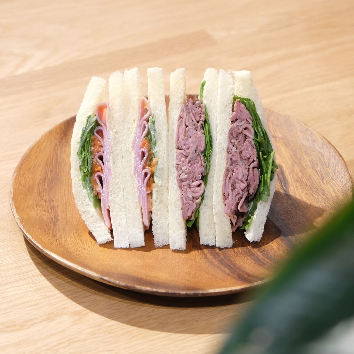 【堺北花田】ダイヤ製パンの三角サンド販売します