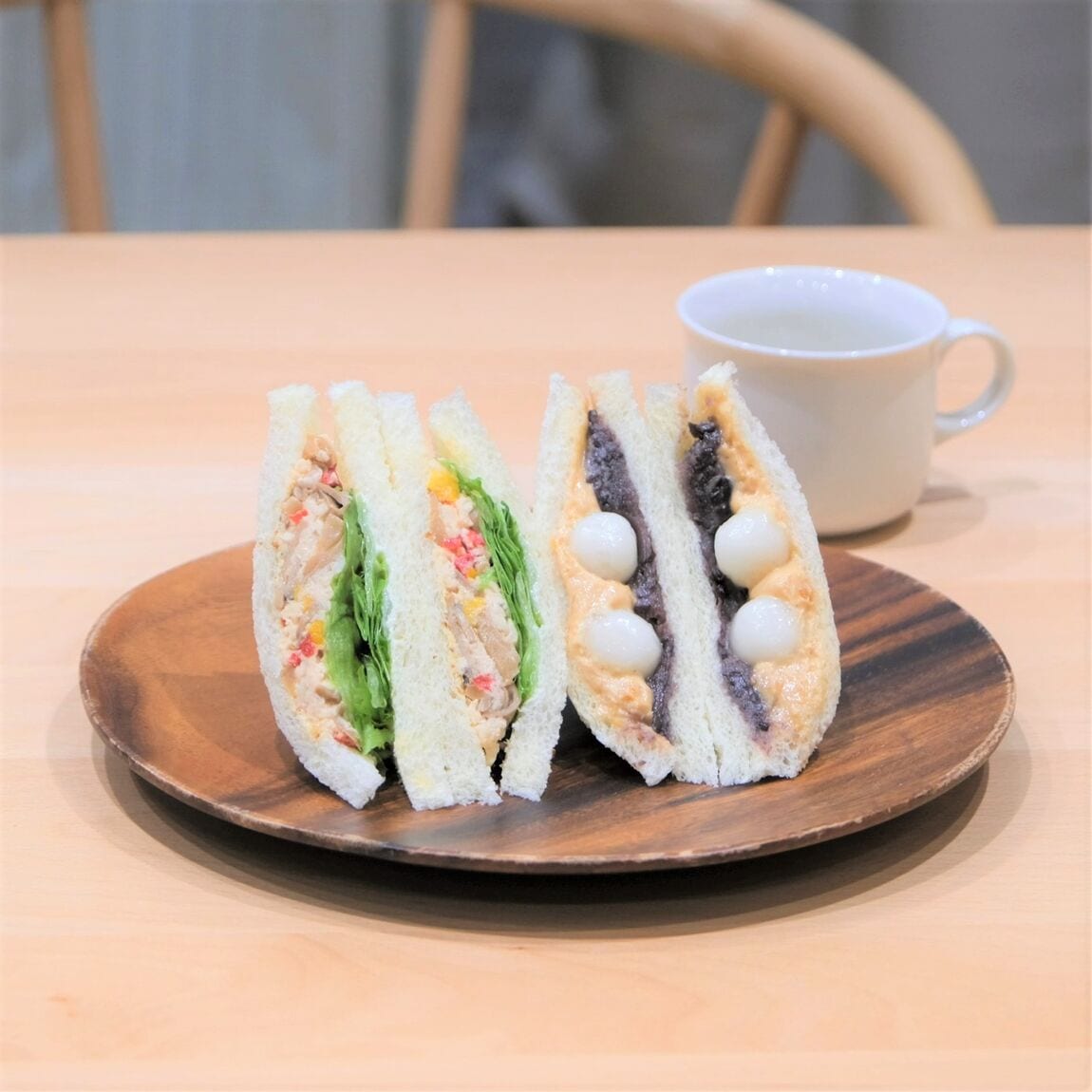 【堺北花田】ダイヤ製パンの三角サンド販売します
