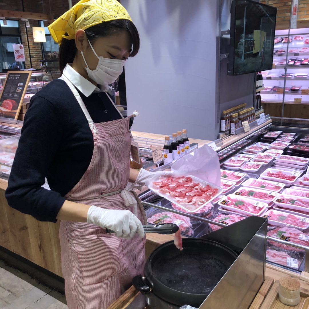 キービジュアル画像：今日の試食販売は“高城の里 モモ肉のしゃぶしゃぶ”｜週末のごちそう