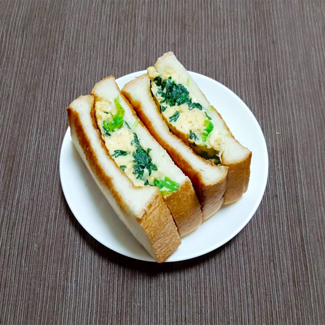 【堺北花田】ほうれんそうと玉子のトーストサンド｜きょうのレシピ