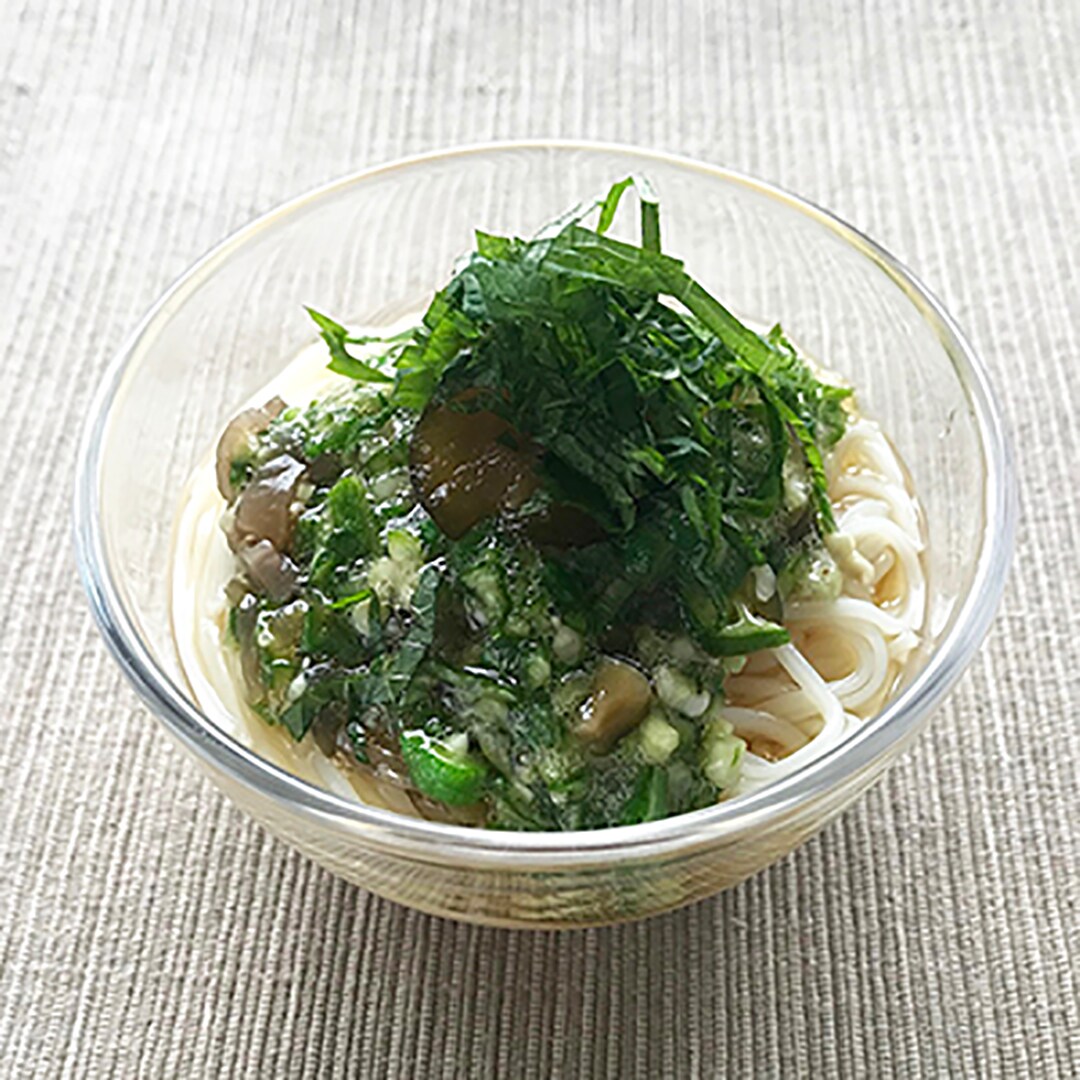 【堺北花田】オクラとしば漬けのぶっかけ素麺｜きょうのレシピ