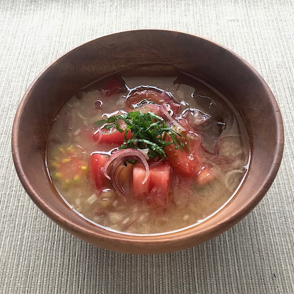 【堺北花田】トマトの冷たいみそ汁｜きょうのレシピ