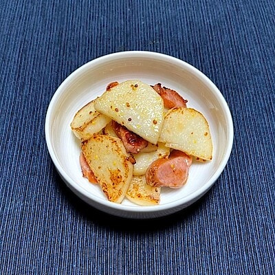 【堺北花田】長いものマスタードマヨ炒め｜きょうのレシピ