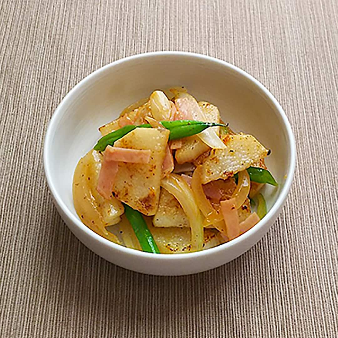 【堺北花田】長芋と玉ねぎのバターしょうゆ炒め｜きょうのレシピ