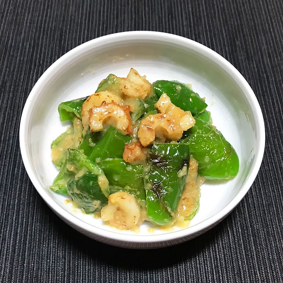 【堺北花田】ピーマンとちくわの味噌和え｜きょうのレシピ