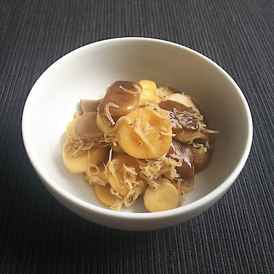 【堺北花田】エリンギとちりめんじゃこのもっちり醤油煮｜きょうのレシピ