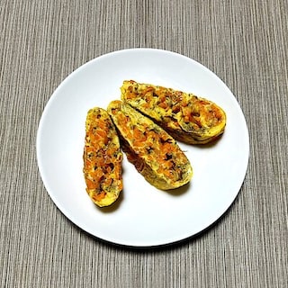 【堺北花田】にんじんとちりめん昆布のオムレツ｜きょうのレシピ