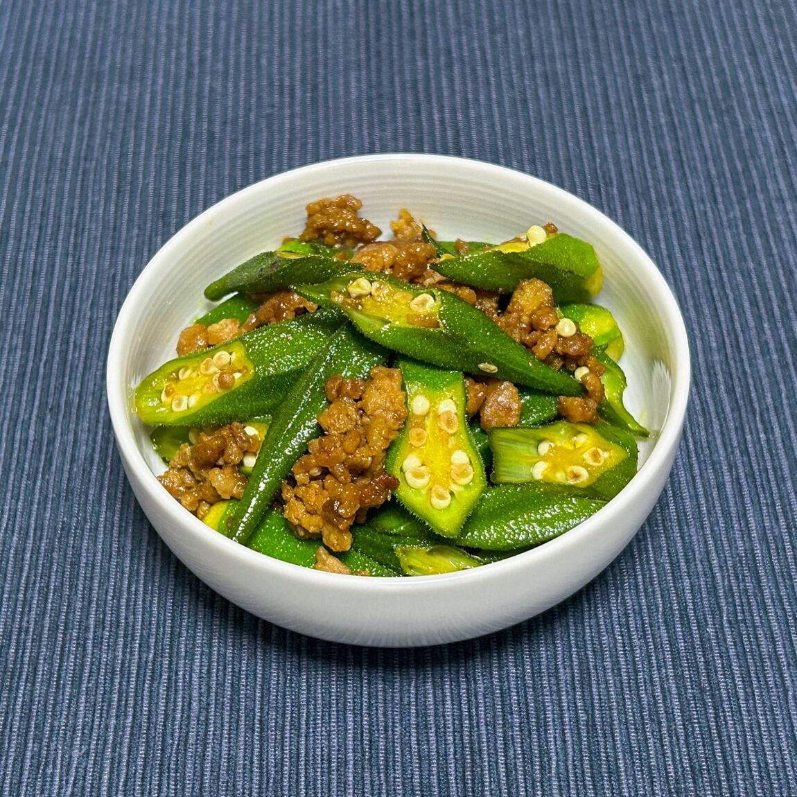 【堺北花田】オクラの甘辛カレー炒め｜あしたのキッチンカウンター