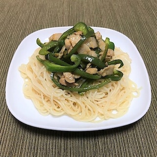 【堺北花田】ピーマンと豚肉のひやむぎ｜あしたのキッチンカウンター