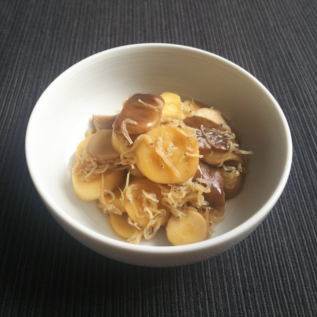 【堺北花田】エリンギとちりめんじゃこのもっちり醤油煮｜きょうのレシピ