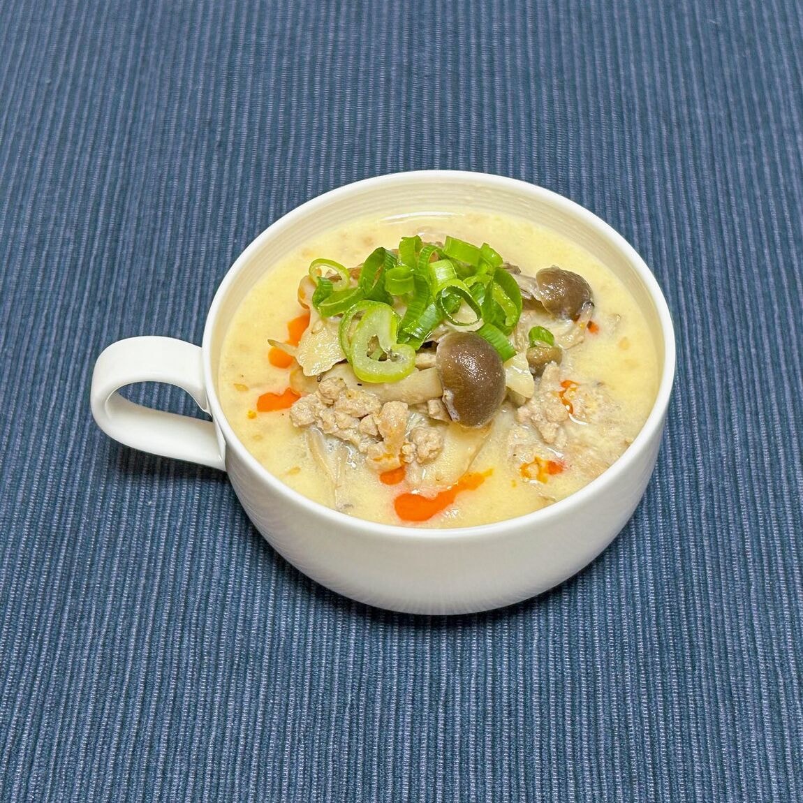 【堺北花田】きのこの坦々スープ｜あしたのキッチンカウンター