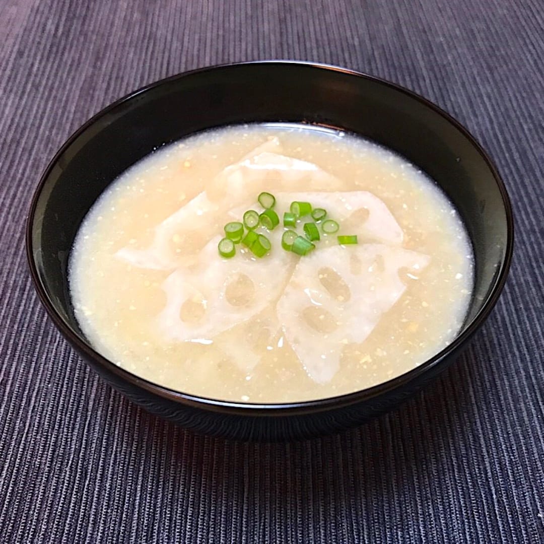 【堺北花田】れんこんのとろとろ味噌汁｜きょうのレシピ