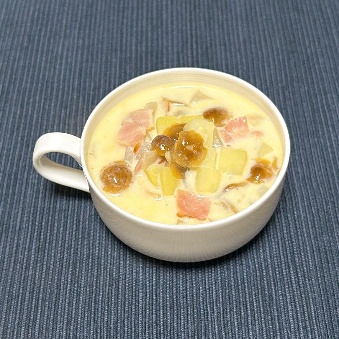 【堺北花田】じゃがいもとなめこのチャウダー｜きょうのレシピ