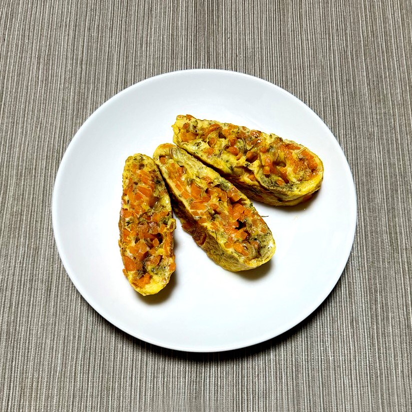 【堺北花田】にんじんとちりめん昆布のオムレツ｜きょうのレシピ
