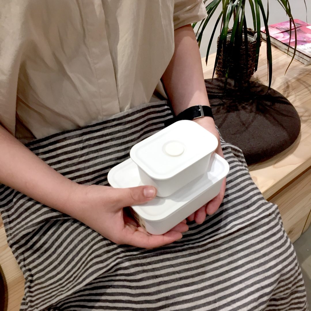 キービジュアル画像：ポリプロピレン保存容器になるバルブ付弁当箱｜スタッフが選ぶ無印良品