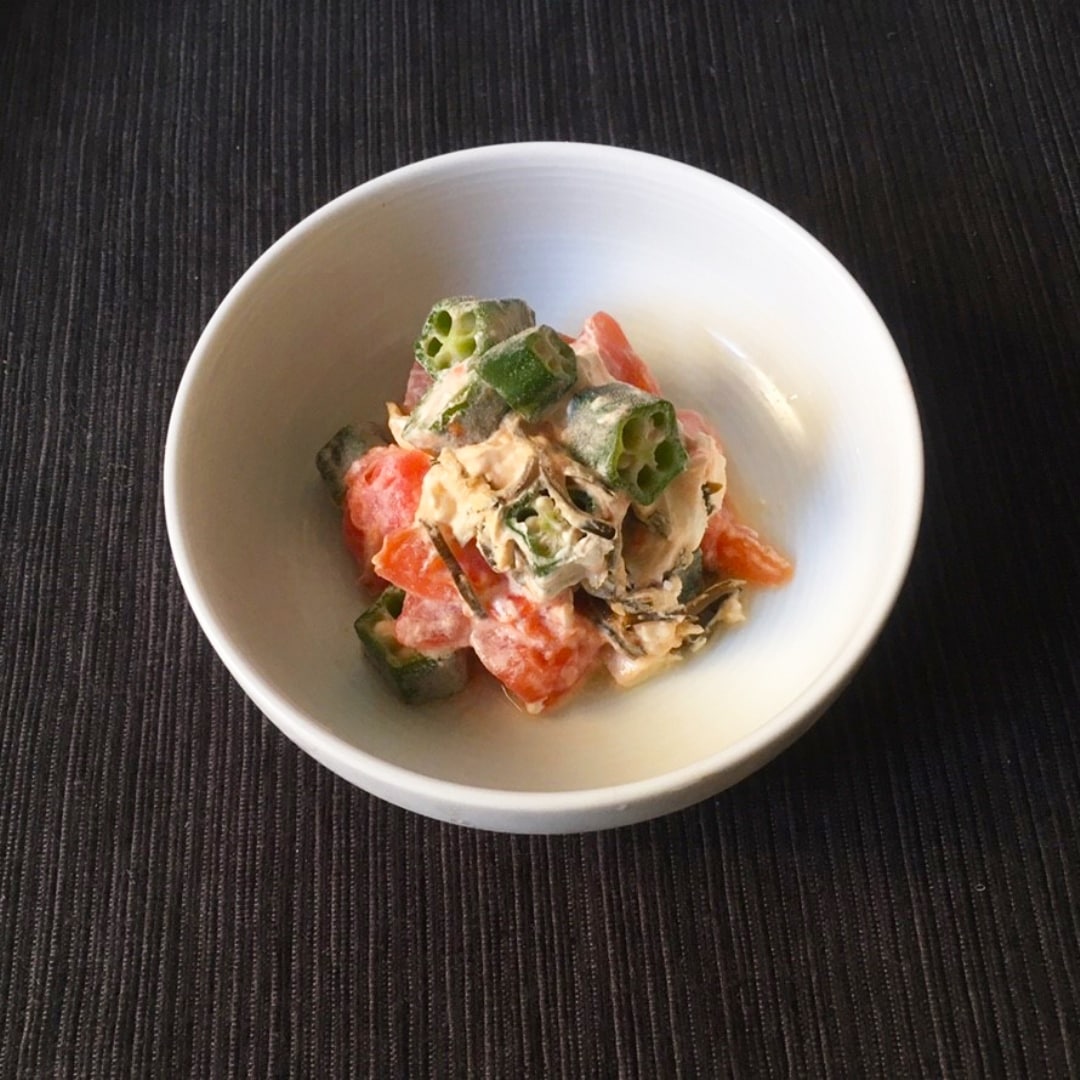 【堺北花田】トマトとオクラのクリームチーズ和え｜きょうのレシピ