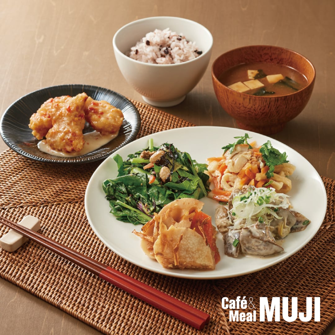 3月19日からの新メニュー。『選べるメインとデリセット』｜Cafe＆Meal MUJI