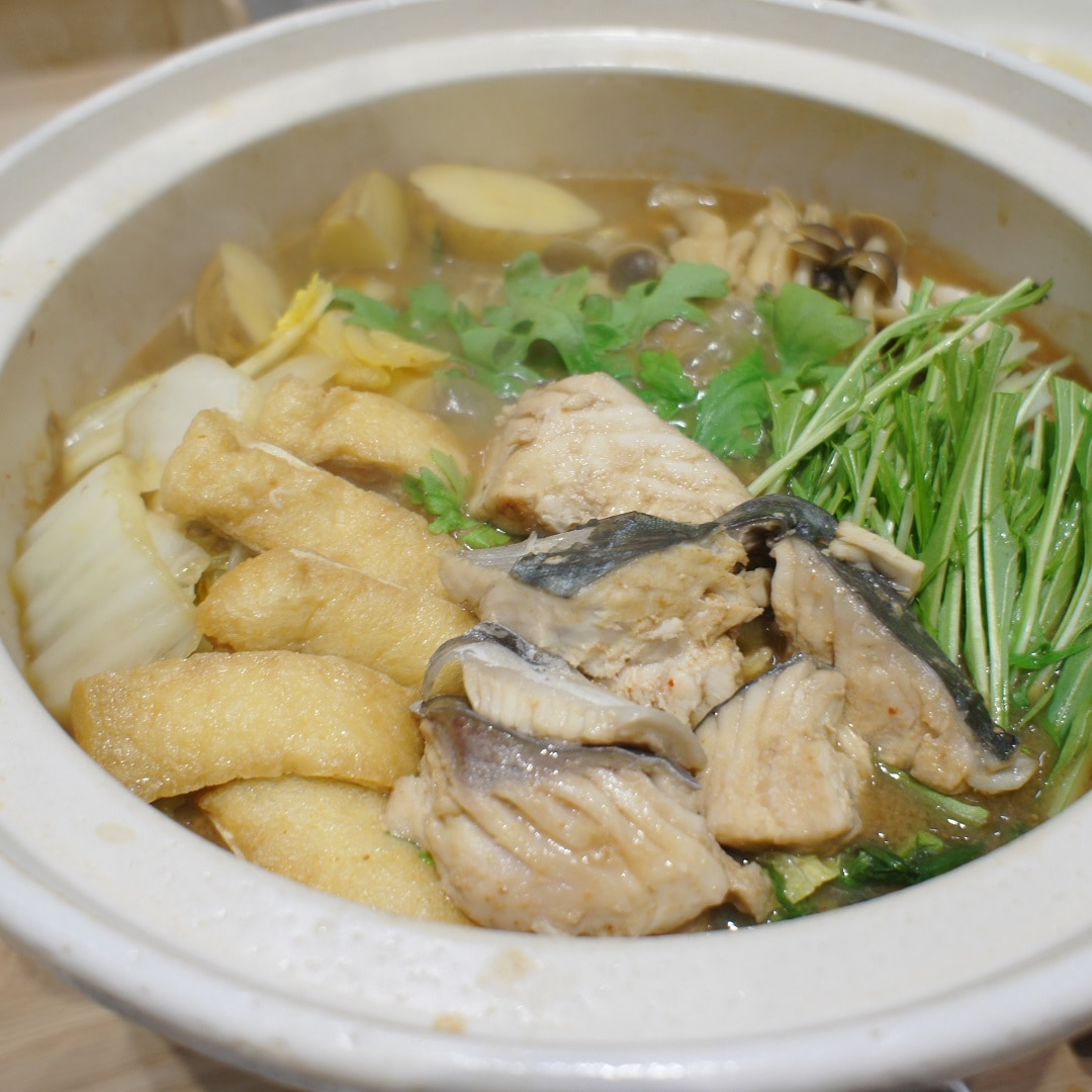 堺北花田】魚介のうまみたっぷりサワラの味噌鍋｜みんな鍋の中｜ 無印良品