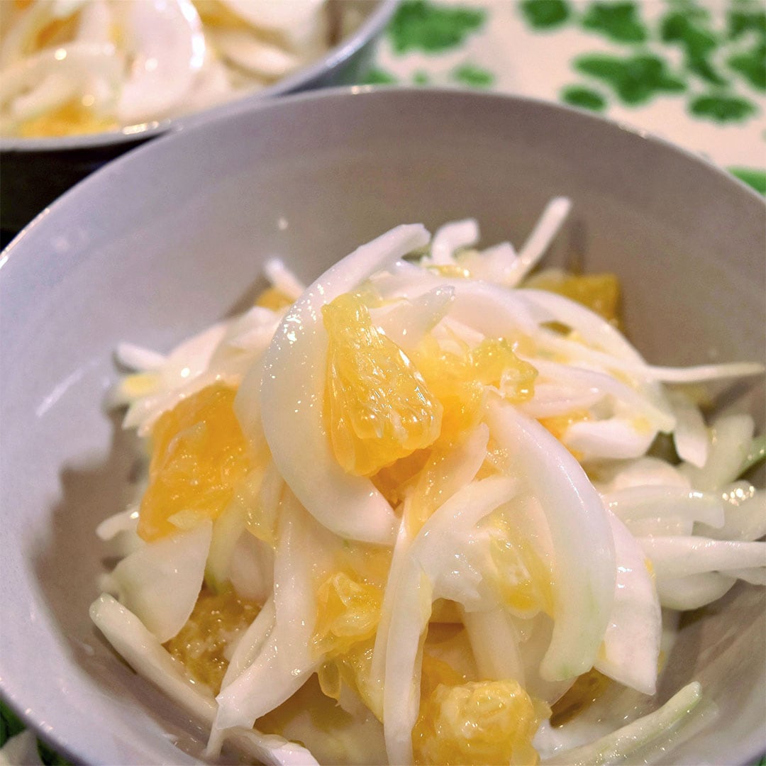 キービジュアル画像：新玉ねぎと甘夏のヨーグルトサラダ｜旬を楽しむ里のレシピ