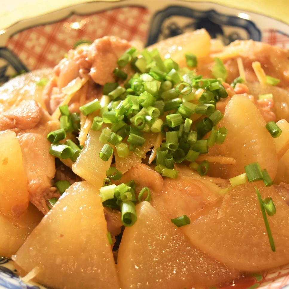 キービジュアル画像：大根と鶏手羽の中華風炒め煮 | 旬を楽しむ里のレシピ
