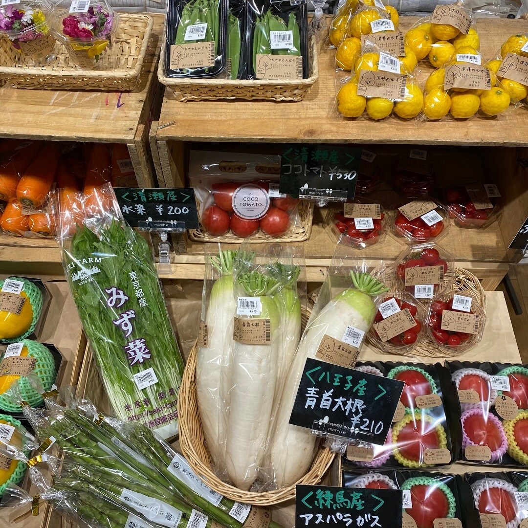 【MUJIcom光が丘ゆりの木商店街】東京野菜マルシェ開催中です！