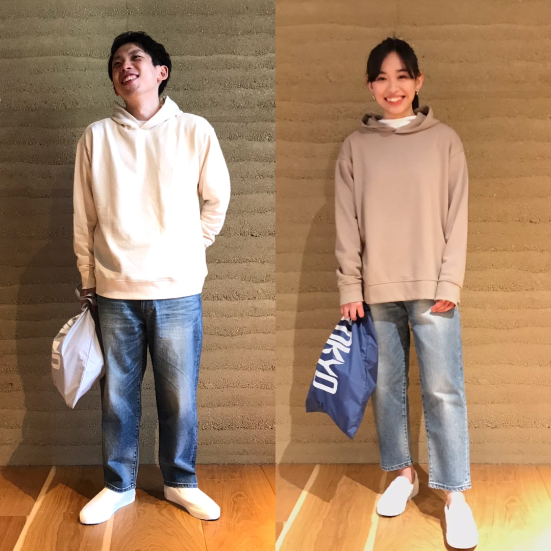 MUJI Labo  プルオーバーパーカー　スモーキーブルー　男女兼　 L〜XL