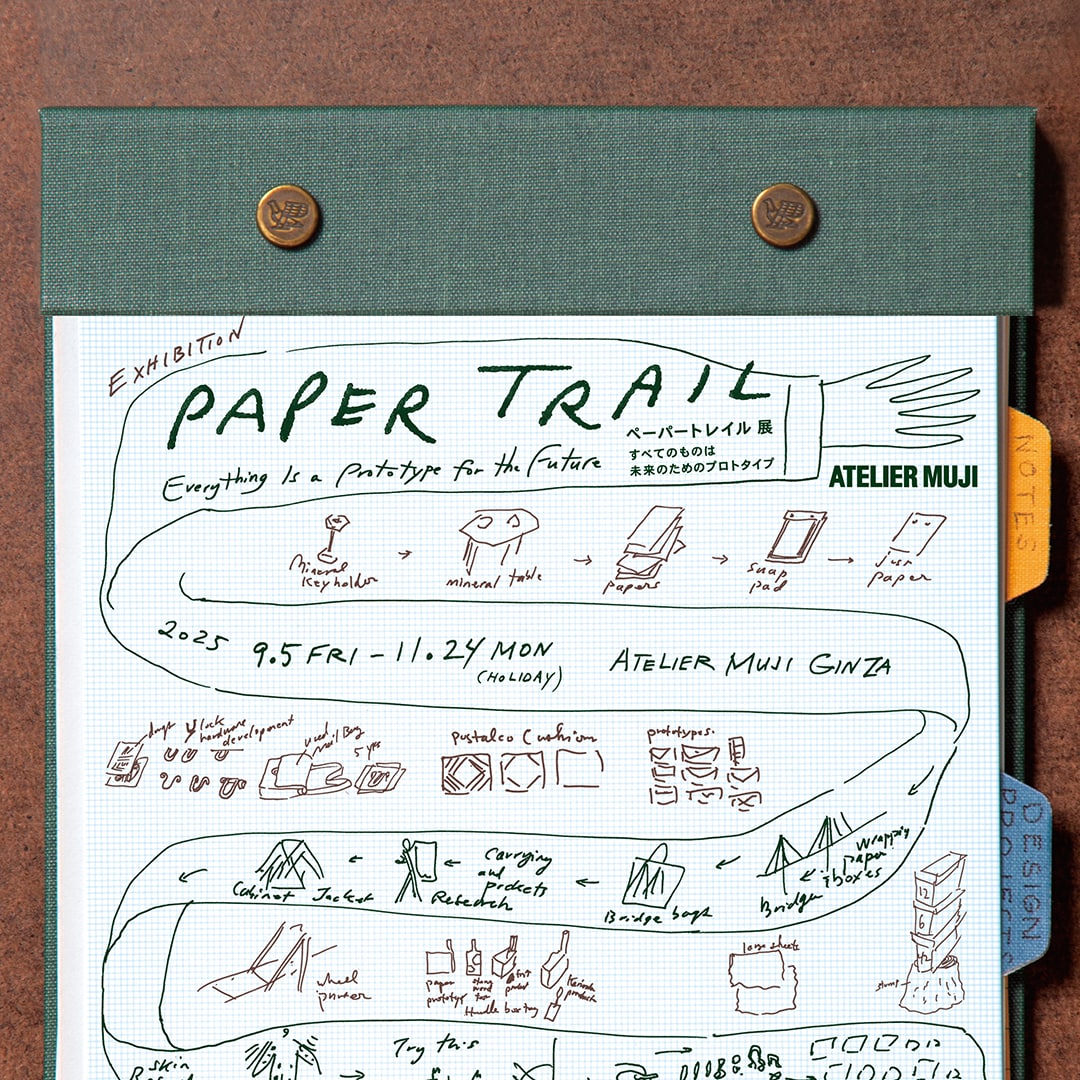 次回展覧会『Paper Trail』展ビジュアル