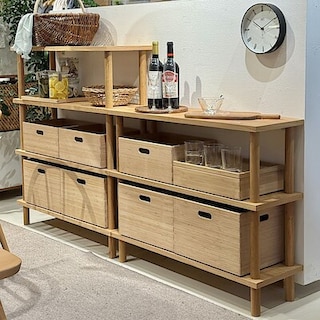 【銀座】軽くてコンパクトな木製シェルフ | 5F 家具