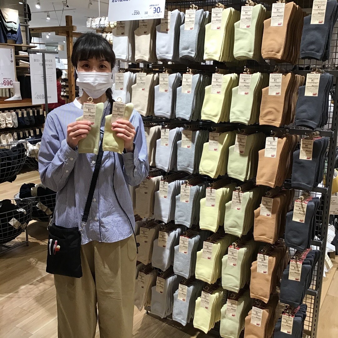 【アル・プラザ草津】足なり直角靴下春色入荷してます